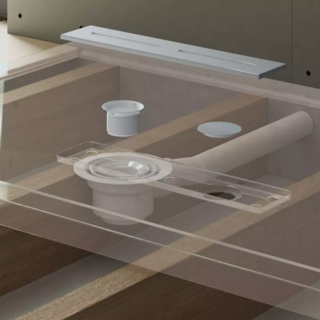 Kudos Connect2 Shower Tray Waste - White - DWA50LN