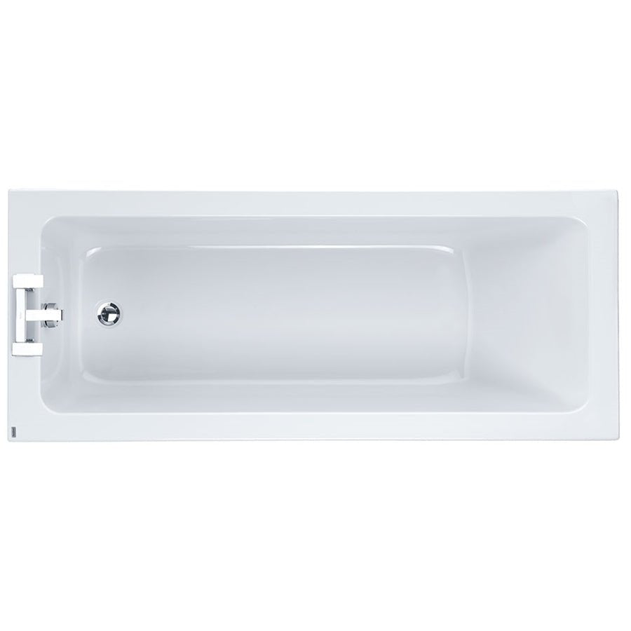 Twyford Aspect Bath 2 Tap Holes 1700x700mm - White - AP8502WH - TAP 'N' SHOWER