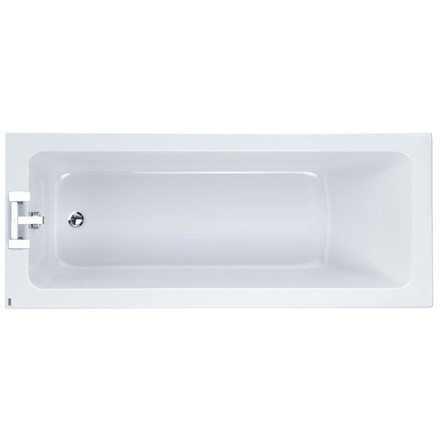 Twyford Aspect Bath 2 Tap Holes 1700x700mm - White - AP8502WH - TAP 'N' SHOWER