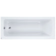Twyford Aspect Bath 1700x750mm No Tap Holes - White - AP8550WH - TAP 'N' SHOWER