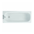 Twyford Celtic Bath Tap Plain No Grips with Legs 1700×7002 - White - BS1502WH - TAP 'N' SHOWER