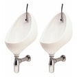 Twyford Clifton Urinal Pack 2 Person Exposed - PK9605WH
