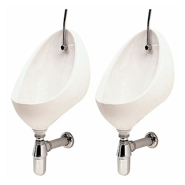 Twyford Clifton Urinal Pack 2 Person Exposed - PK9605WH