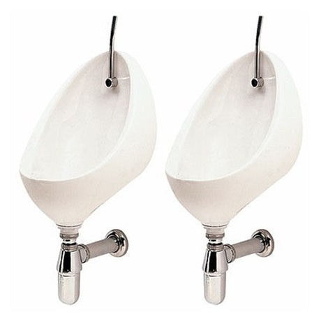 Twyford Clifton Urinal Pack 2 Person Exposed - PK9605WH