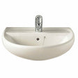 Twyford Sola 1 Tap Washbasin 600×460 - White - SA4311WH - TAP 'N' SHOWER