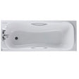 Twyford Signature Bath 2 Tap with Grips 1700×700 - SE8522WH - TAP 'N' SHOWER