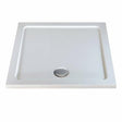 Twyford Shower Tray Square Flat Top 800×800 - White - TR6121WH - TAP 'N' SHOWER