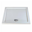 Twyford Shower Tray 1000 Square Flat Top - White - TR6141WH - TAP 'N' SHOWER