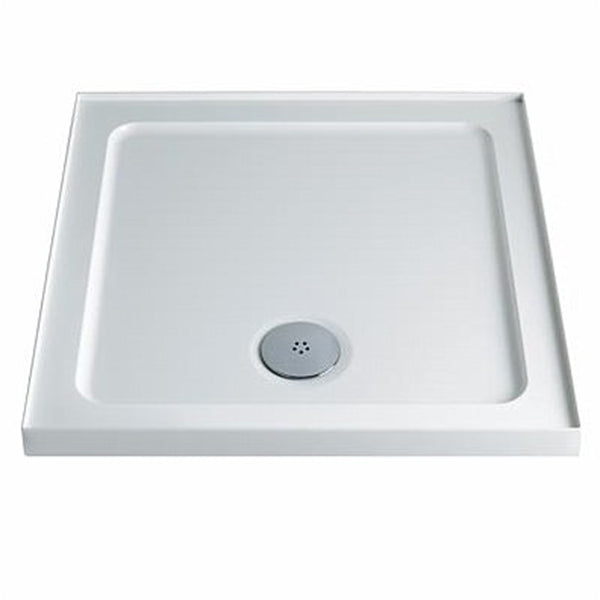 Twyford Shower Tray Square Upstand 760x 760 - White - TR6211WH