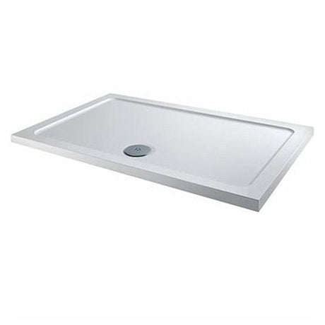 Twyford Shower Tray Rectangle Flat Top 1600×800 - White - TR6301WH - TAP 'N' SHOWER