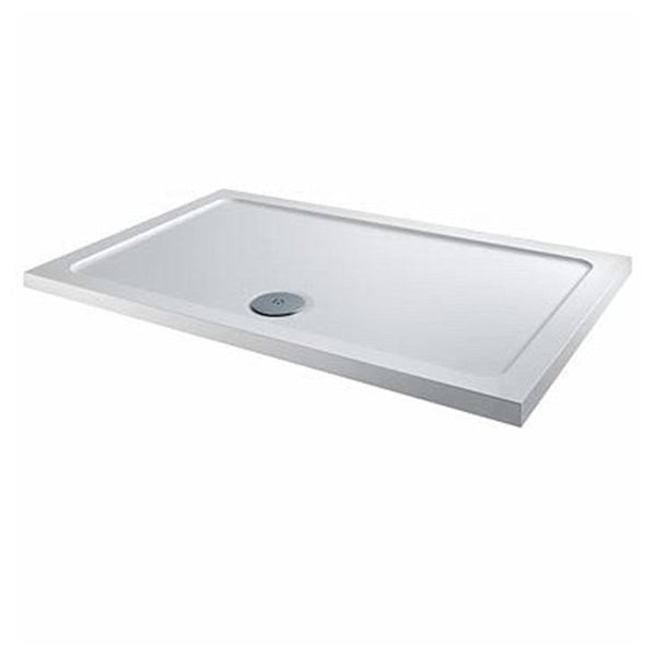 Twyford Shower Tray Rectangle Flat Top 1500×800 - White - TR6391WH - TAP 'N' SHOWER