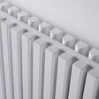 Ultraheat Klon Double Designer Vertical Radiator, 2000mm High x 535mm Wide - White - KD2014W