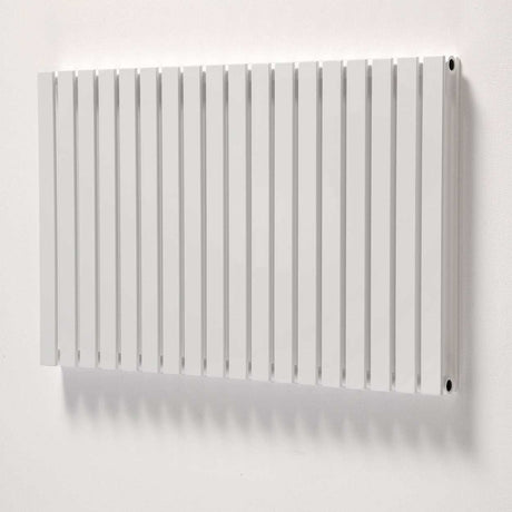 Ultraheat Linear Double Designer Horizontal Radiator, 600mm High x 427mm Wide - White - LD608W