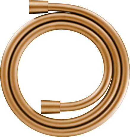 Duravit Flexible Shower Hose 1600mm - Brushed Brass - UV0610007004 - TAP 'N' SHOWER