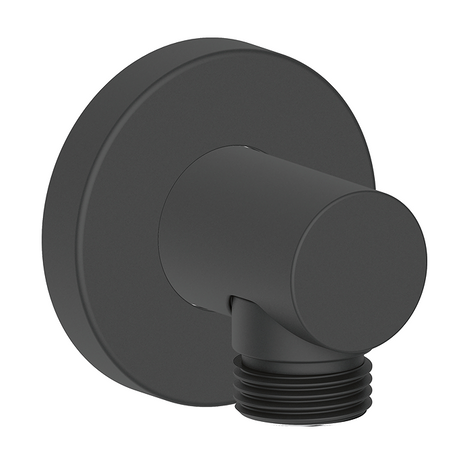 Duravit Universal Round Shower Wall Outlet - Matt Black - UV0630008046