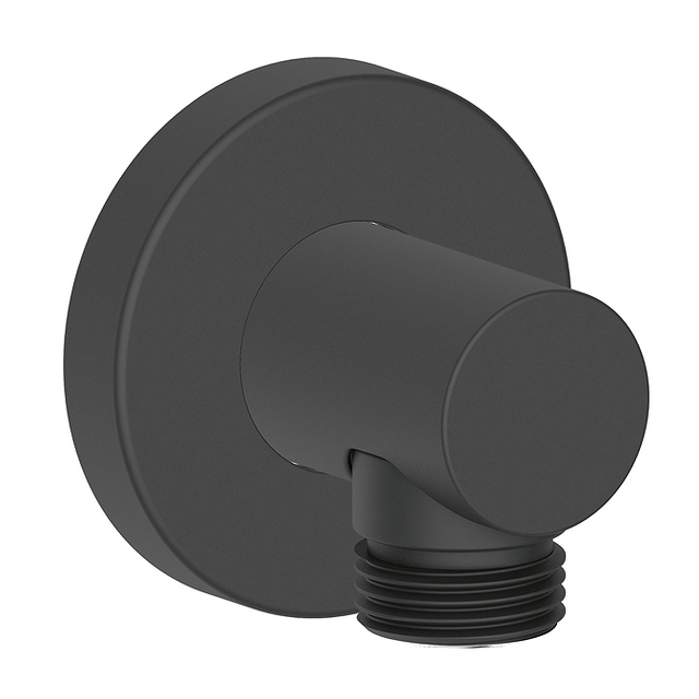 Duravit Universal Round Shower Wall Outlet - Matt Black - UV0630008046