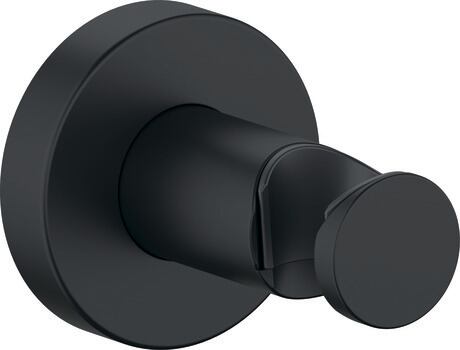 Duravit Round Hand Shower Wall Mount 55mm x 55mm x 68mm - Matt Black - UV0620007046