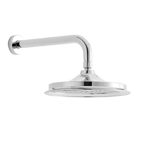Burlington Straight Chrome Shower Arm for Wall Mounting 40cm - V11