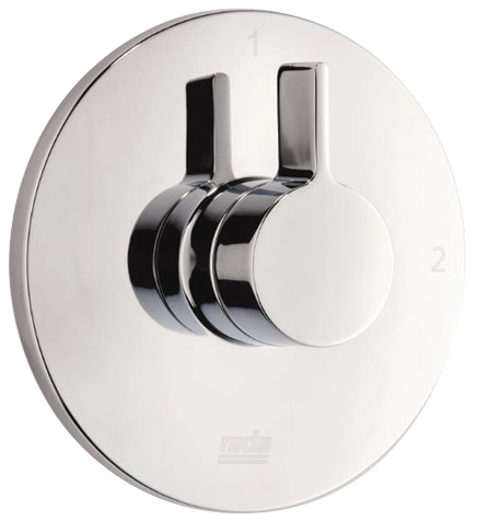 Rada V12 B Concealed Chrome Lever Operated Diverter Valve - 1.1651.006