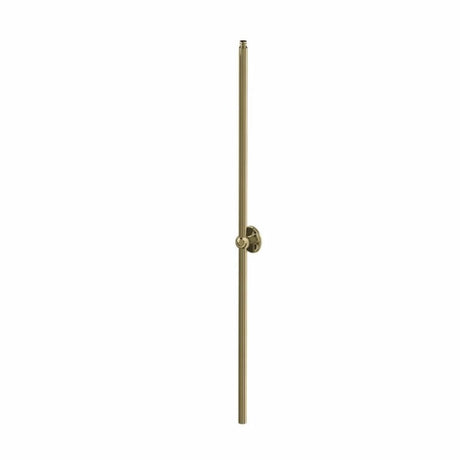 Burlington Arcade Vertical Rigid Riser Pipe with Wall Mounting - Gold - V21GOLD