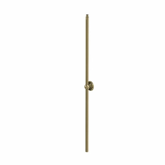 Burlington Arcade Vertical Rigid Riser Pipe with Wall Mounting - Gold - V21GOLD