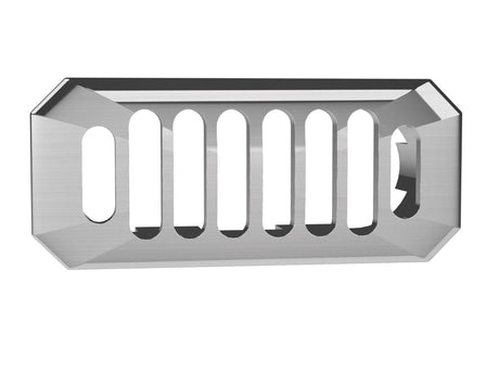 Launde Abbey Victrion Overflow Basin Grill - Brushed Chrome