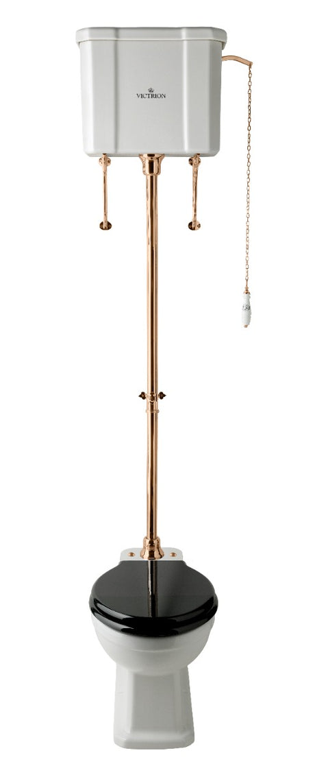 Launde Abbey Victrion High Level Flush Pipe Kit - Copper