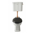 Launde Abbey Victrion Mid Height Flush Pipe Only - Brushed Copper