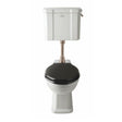 Launde Abbey Victrion Mid Height Flush Pipe Only - Brushed Nickel