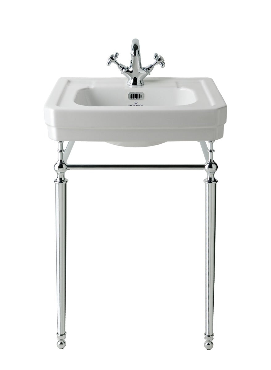 Launde Abbey Victrion Ornate Stand 540 or 640 Basin - Chrome 