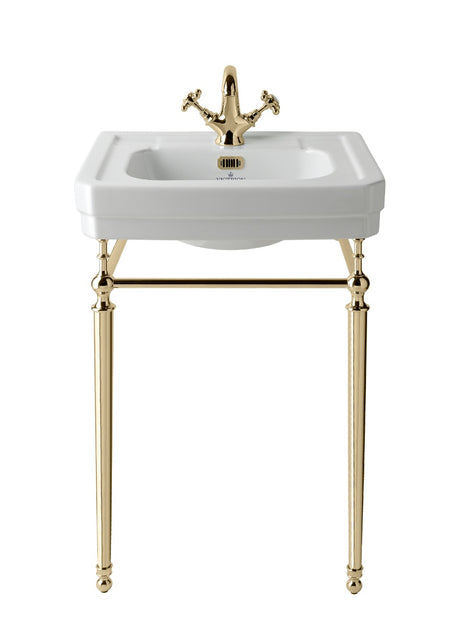 Launde Abbey Victrion Ornate Basin Stand 640 - Gold