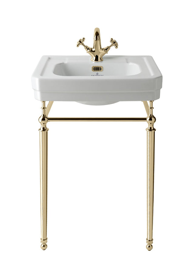 Launde Abbey Victrion Ornate Basin Stand 640 - Gold