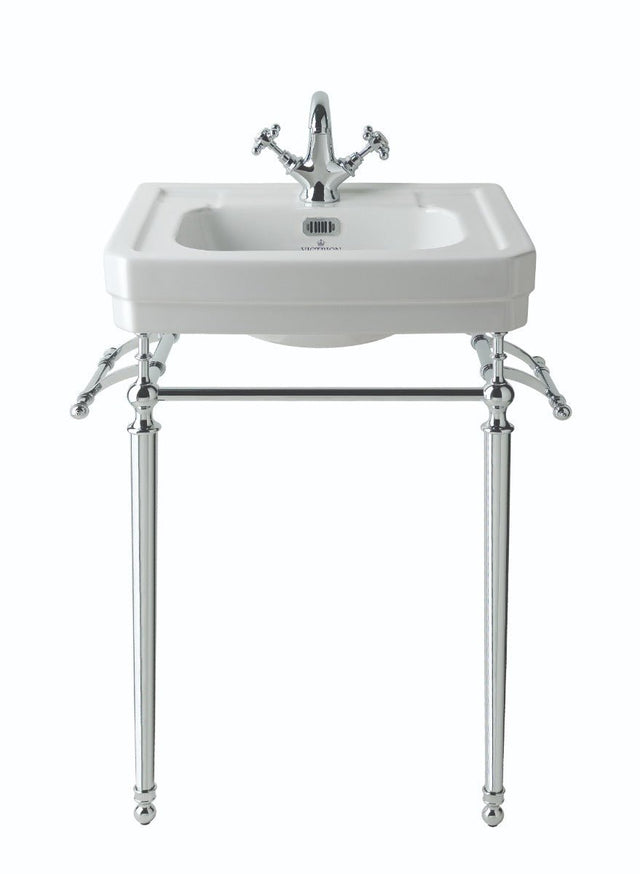 Launde Abbey Towel Rail for Ornate Basin Stand - Chrome - TAP 'N' SHOWER