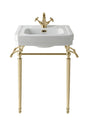 Launde Abbey Towel Rail for Ornate Basin Stand - Brushed Gold - TAP 'N' SHOWER