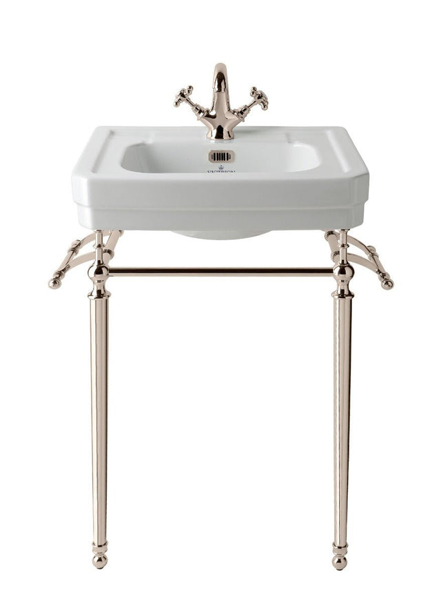 Launde Abbey Towel Rail for Ornate Basin Stand - Nickel - TAP 'N' SHOWER