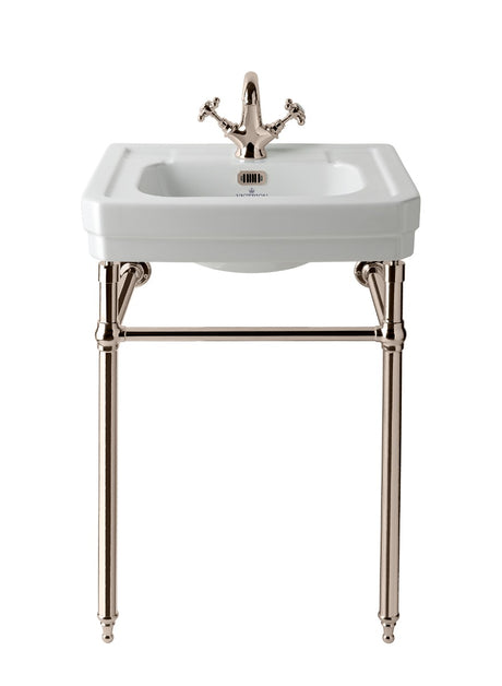 Launde Abbey Basin Stand Plain - Nickel