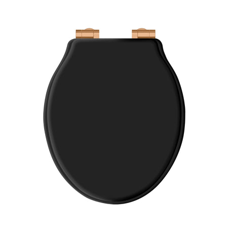Launde Abbey Victrion Soft Close Toilet Seat - Brushed Copper