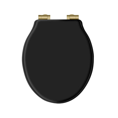 Launde Abbey Victrion Soft Close Toilet Seat - Brushed Gold