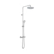 Vado Velo Adjustable Round Thermostatic Shower Column - Polished Chrome - VEL-149RRK-RO-CP