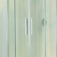 Frontline Aquaglass Frameless 2 Door Quadrant 800x800mm - Clear - BEDYD9392B-8-F
