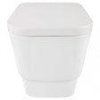 Frontline Aquaceramica Italia Cubix Soft Close Toilet Seat - White - BIQR3SEAT