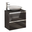 Royo Vida 2 Drawer Wall Unit 800mm - Anthracite - RO124826