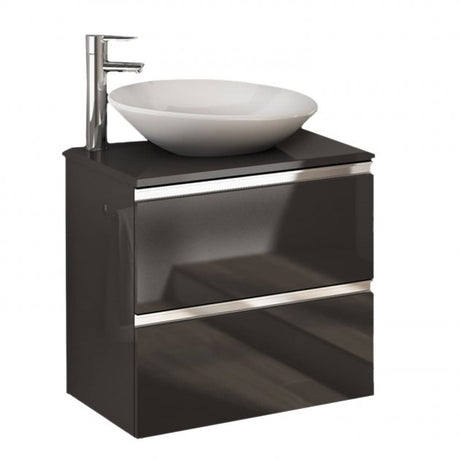 Royo Vida 2 Drawer Wall Unit 800mm - Anthracite - RO124826