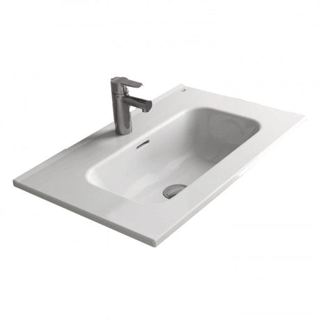 Royo Vitale Slimline Square Basin 810mm - White - RO124875