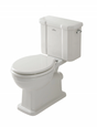 Bayswater Victrion Lever Hole On Right Hand Side CC Cistern  - White Gloss - VCCC101