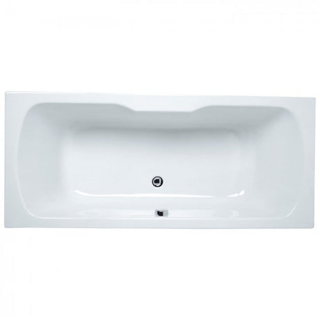 Vitra Optima Double Ended Bath No Tap Holes 1700mm x 750mm - White - 52430001000