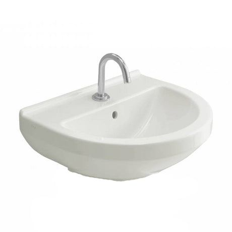 VitrA S50 1 Tap Hole Cloakroom Basin 550mm x 450mm - White - 5301L003-0001