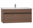 VitrA S50+ 1 Drawer Vanity Unit 1000mm - Golden Oak - 71979