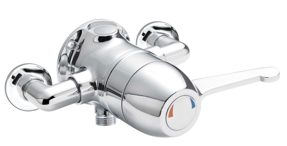 Nuie Lever Handle Exposed Sequential Thermostatic Shower Valve- Chrome