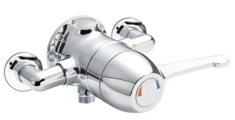 Nuie Lever Handle Exposed Sequential Thermostatic Shower Valve- Chrome